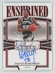 David Robinson [Ruby] #25 Basketball Cards 2022 Panini Flawless Enshrined Signature Prices