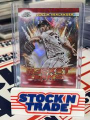Justin Verlander [Red Flare] #RA-5 Baseball Cards 2022 Topps Cosmic Chrome Rocket Arms Prices