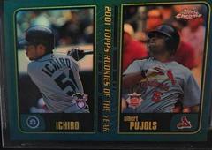 Pujols, Ichiro [Retrofractor ] #T99 Baseball Cards 2001 Topps Chrome Traded Prices
