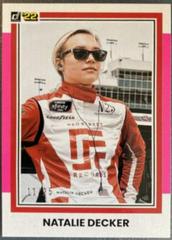 Natalie Decker [Pink] #143 Racing Cards 2022 Panini Donruss Nascar Prices
