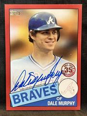 Dale Murphy [Red] #85A-DMU Baseball Cards 2020 Topps 1985 35th Anniversary Autographs Prices