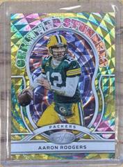 Aaron Rodgers Football Cards 2022 Panini Certified Stunners Prices