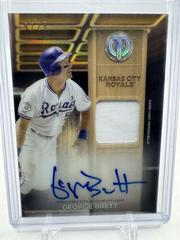 George Brett Baseball Cards 2024 Topps Tribute Threads Autograph Relic Prices