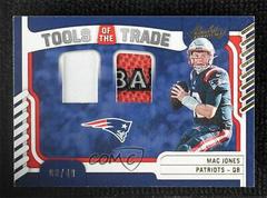 Mac Jones [Prime] Football Cards 2022 Panini Absolute Tools of the Trade Double Prices