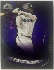 Jazz Chisholm Jr. [Refractor] #100 Baseball Cards 2022 Topps Chrome Black Prices