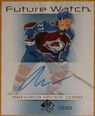 Oskar Olausson #RFWA-OO Hockey Cards 2022 SP Authentic 2012-13 Retro Future Watch Autographs Prices