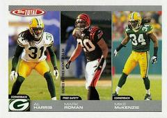Al Harris, Mark Roman, Mike McKenzie [First Edition] #315 Football Cards 2004 Topps Total Prices