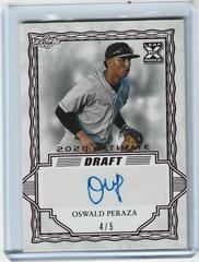 Oswald Peraza [Red] #BA-OP1 Baseball Cards 2020 Leaf Ultimate Autographs Prices