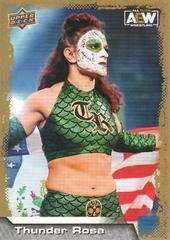 Thunder Rosa [Gold] #63 Wrestling Cards 2022 Upper Deck AEW Prices