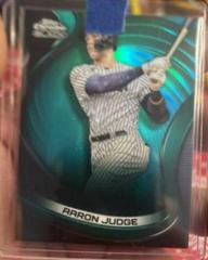 Aaron Judge [Green Atomic] #56 Baseball Cards 2022 Topps Chrome Black Prices