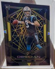 Will Grier [Electric Etch Yellow] Football Cards 2019 Panini Obsidian Prices
