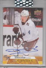 Bowen Byram #CS-BY Hockey Cards 2020 Upper Deck Clear Cut Canvas Signatures Prices