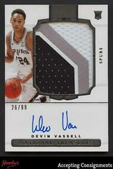 Devin Vassell [Patch Autograph] #142 Basketball Cards 2020 Panini National Treasures Prices