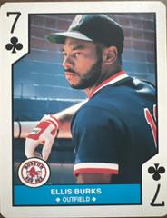 Ellis Burks [Seven of Club] Baseball Cards 1990 U.S. Playing Card All Stars Prices