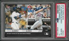 Pete Alonso, Yordan Alvarez Baseball Cards 2019 Topps Now Award Winners Prices