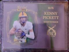 Kenny Pickett [Green Green] #SG-9 Football Cards 2022 Wild Card Matte Smoking Guns Prices