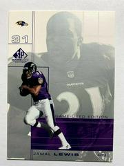 Jamal Lewis #7 Football Cards 2001 SP Game Used Prices