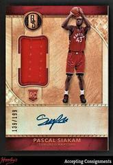 Pascal Siakam [Jersey Autograph] #226 Basketball Cards 2016 Panini Gold Standard Prices