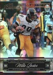 Willie Parker [Xtra Points Purple] #117 Football Cards 2007 Playoff Prestige Prices
