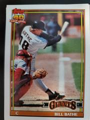 Bill Bathe #679 Baseball Cards 1991 Topps Prices