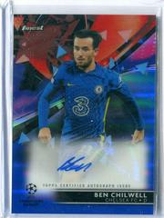Ben Chilwell [Blue] Soccer Cards 2021 Topps Finest UEFA Champions League Autographs Prices