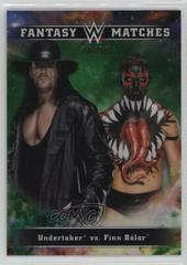 Finn Balor, Undertaker [Green] Wrestling Cards 2020 Topps WWE Chrome Fantasy Matches Prices
