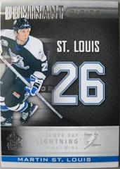 Martin St. Louis Hockey Cards 2020 SP Signature Edition Legends Dominant Digits Prices