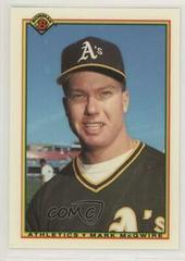Mark McGwire #454 Baseball Cards 1990 Bowman Tiffany Prices