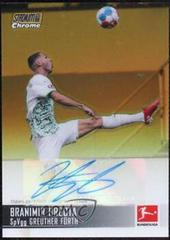 Branimir Hrgota [Gold Prism Refractor] #CAC-BH Soccer Cards 2021 Stadium Club Chrome Bundesliga Autographs Prices