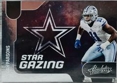 Micah Parsons #SG-6 Football Cards 2022 Panini Absolute Star Gazing Prices