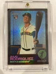 Julio Rodriguez [Chrome Black] Baseball Cards 2022 Topps Heritage Prices