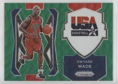 Dwyane Wade [Green Wave] #4 Basketball Cards 2021 Panini Prizm USA Prices