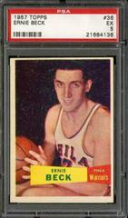 Ernie Beck #36 Basketball Cards 1957 Topps Prices