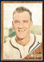 Carl Willey #174 Baseball Cards 1962 Venezuela Topps Prices