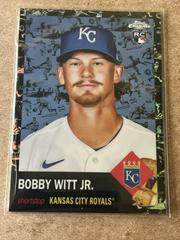 Bobby Witt Jr. [Toile Cream Black] #61 Baseball Cards 2022 Topps Chrome Platinum Anniversary Prices
