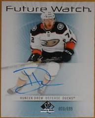 Hunter Drew #RFWA-HD Hockey Cards 2022 SP Authentic 2012-13 Retro Future Watch Autographs Prices