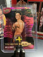 Dante Martin [Pink] Wrestling Cards 2022 Upper Deck Allure AEW Title Ambitions Prices
