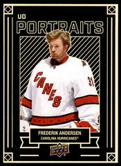 Frederik Andersen Hockey Cards 2022 Upper Deck UD Portraits Prices