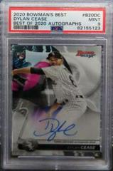 Dylan Cease Baseball Cards 2020 Bowman's Best of 2020 Autographs Prices