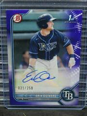 Erik Ostberg [Purple] Baseball Cards 2022 Bowman Paper Prospect Autographs Prices