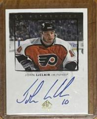 John LeClair Hockey Cards 2022 SP Authentic UD Autographs Prices