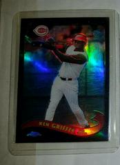 Ken Griffey Jr. [Black Refractor] Baseball Cards 2002 Topps Chrome Prices