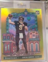 Drew Brees [Gold] #21 Football Cards 2021 Panini Donruss Optic Downtown Prices