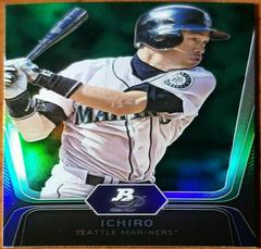 Ichiro [Emerald] #8 Baseball Cards 2012 Bowman Platinum Prices