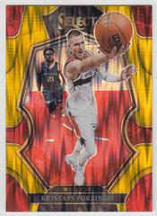 Kristaps Porzingis [Gold Flash] Basketball Cards 2022 Panini Select Prices