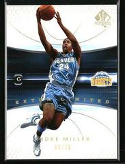 Andre Miller Basketball Cards 2004 SP Authentic Prices