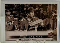 Anton Lundell [Black & White] Hockey Cards 2022 Upper Deck UD Canvas Prices