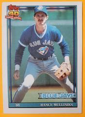 Rance Mulliniks #229 Baseball Cards 1991 Topps Tiffany Prices