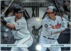 Adley Rutschman, Buster Posey [Black] Baseball Cards 2023 Topps Update Time Spanning Tandems Prices
