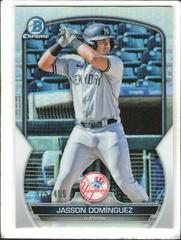 FS/NFT 2021 Bowman Chrome Jasson Dominguez NYY Mojo Refractor ($9) PWE  (Lower 48 only) : r/baseballcards